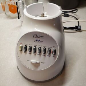 Oster Osterizer 14 Speed Blender Base Only White Model 6694 Working